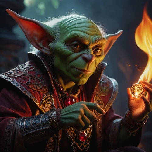 yoda,flickering flame,lokportrait,jedi,male elf,fire master,elf,massively multiplayer online role-playing game,the ethereum,mundi,cg artwork,fire artist,goblin,dwarf cookin,candlemaker,heroic fantasy,aladha,elves,smouldering torches,scandia gnome,Photography,General,Fantasy