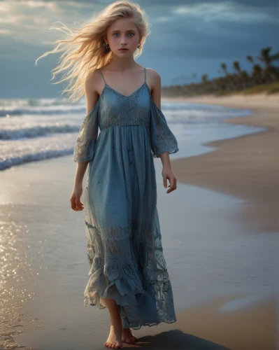 little girl in wind,girl on the dune,girl in a long dress,little girl running,walk on the beach,digital compositing,girl walking away,little girl twirling,the wind from the sea,mystical portrait of a girl,beach walk,little girls walking,the girl in nightie,a girl in a dress,little girl in pink dress,little girl fairy,moana,photoshop manipulation,the little girl,beach background,Conceptual Art,Oil color,Oil Color 11