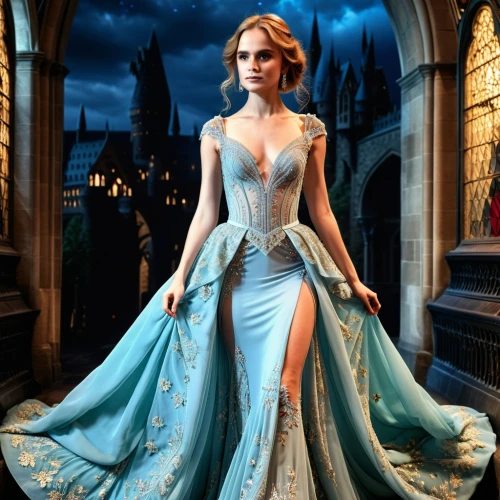 elsa,ball gown,cinderella,evening dress,the snow queen,ice queen,celtic queen,gown,blue enchantress,celtic woman,bridal clothing,blue dress,wedding gown,enchanting,fairy queen,fairy tale character,regal,white rose snow queen,elegant,mazarine blue,Photography,General,Realistic