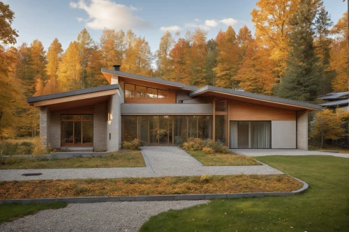 mid century house,modern house,timber house,modern architecture,american aspen,corten steel,dunes house,mid century modern,cubic house,house in the forest,eco-construction,aspen,ruhl house,residential house,american larch,3d rendering,inverted cottage,wooden house,house in the mountains,frame house,Photography,General,Realistic