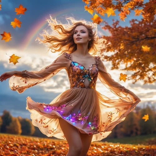 autumn background,little girl in wind,autumn theme,throwing leaves,golden autumn,little girl twirling,light of autumn,faerie,colors of autumn,fairies aloft,falling on leaves,colorful background,girl in flowers,autumn idyll,autumn sun,fantasy picture,autumn photo session,autumn day,autumn leaves,cheerfulness,Photography,General,Realistic