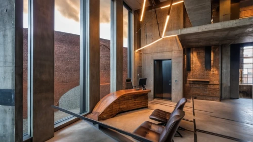 corten steel,loft,wooden sauna,wooden beams,interior modern design,archidaily,contemporary decor,interior design,wooden stairs,wooden windows,modern decor,penthouse apartment,exposed concrete,concrete ceiling,room divider,timber house,aqua studio,interiors,wooden wall,japanese architecture,Photography,General,Realistic