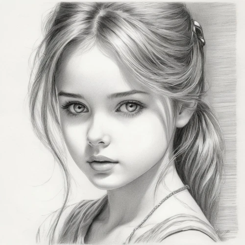 girl drawing,girl portrait,child portrait,pencil drawings,pencil drawing,charcoal pencil,graphite,charcoal drawing,mystical portrait of a girl,child girl,pencil art,little girl,portrait of a girl,charcoal,kids illustration,romantic portrait,young lady,pencil and paper,the little girl,little girl in wind,Illustration,Black and White,Black and White 30