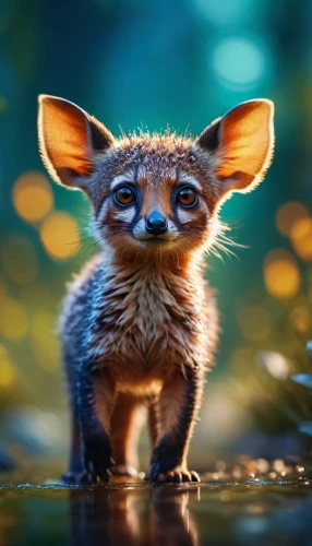 adorable fox,cute fox,fennec,little fox,child fox,fennec fox,kit fox,cute animal,fox in the rain,a fox,cute animals,mouse lemur,anthropomorphized animals,fox,small animal,swift fox,animal portrait,big ears,knuffig,desert fox,Photography,General,Commercial