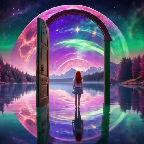 magic mirror,portals,parallel worlds,the door,fantasy picture,stargate,heaven gate,wormhole,dream world,mirror house,inner space,mirror of souls,dreams catcher,astral traveler,parabolic mirror,window to the world,parallel world,looking glass,door,the universe