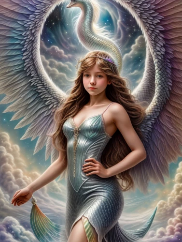 mermaid background,the zodiac sign pisces,angel wing,angel wings,believe in mermaids,fantasy art,zodiac sign libra,vintage angel,winged heart,mermaid,angel playing the harp,angel girl,archangel,angel,faery,winged,faerie,baroque angel,business angel,goddess of justice