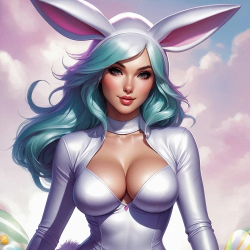 white bunny,bunny,easter bunny,easter theme,easter background,easter banner,white rabbit,tiber riven,deco bunny,no ear bunny,painting easter egg,bunnies,little bunny,easter card,easter rabbits,bunny tail,easter-colors,rabbit ears,happy easter hunt,easter festival,Conceptual Art,Fantasy,Fantasy 03