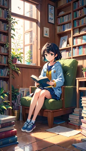 girl studying,bookworm,study room,library,reading,book store,little girl reading,librarian,library book,bookstore,child with a book,reading room,relaxing reading,tea and books,scholar,bookcase,classroom,study,coffee and books,read a book,Anime,Anime,Realistic
