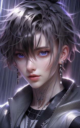 silver rain,killua,ren,rainy,screw,light rain,killua hunter x,gray,in the rain,cg artwork,silver,thunder,rain,edit icon,portrait background,luka,leo,wiz,layered hair,monsoon banner