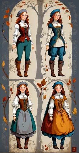 fairytale characters,fairy tale icons,autumn theme,fairy tale character,sewing pattern girls,costumes,autumn pumpkins,oktoberfest background,carolers,costume festival,autumn background,geppetto,dwarves,dwarfs,folk costumes,halloween vector character,elves,scandia gnomes,winter clothing,digiscrap,Conceptual Art,Fantasy,Fantasy 01