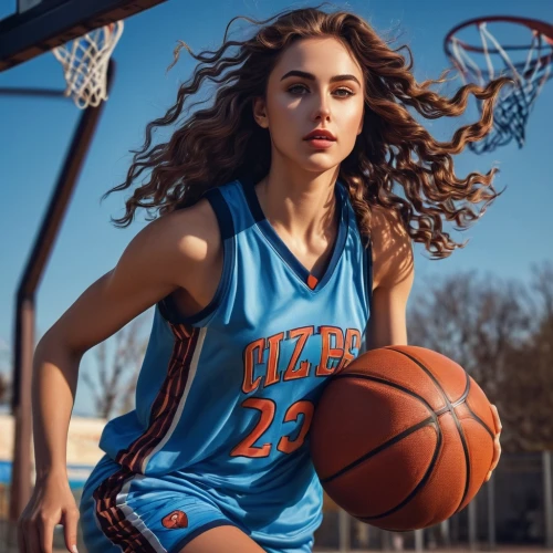 woman's basketball,basketball player,women's basketball,outdoor basketball,sports girl,girls basketball,basketball,sports uniform,sports jersey,youth sports,nba,basketball moves,sexy athlete,girls basketball team,sports gear,sports,ball sports,playing sports,basketball hoop,sporty,Illustration,Realistic Fantasy,Realistic Fantasy 25