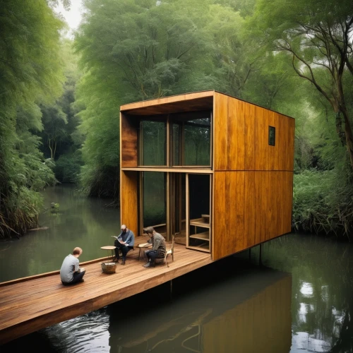 floating huts,houseboat,cube stilt houses,timber house,stilt house,wooden house,cubic house,house with lake,house by the water,eco-construction,wooden sauna,cube house,inverted cottage,boat house,shipping container,eco hotel,tree house hotel,japanese architecture,house in the forest,archidaily,Art,Artistic Painting,Artistic Painting 49