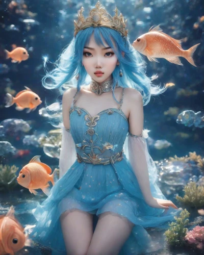 underwater background,water nymph,under the sea,mermaid background,the sea maid,ocean,sea,under sea,cube sea,coral guardian,fantasia,nami,god of the sea,under water,ocean underwater,fantasy portrait,mermaid,3d fantasy,aquatic,underwater,Photography,Realistic
