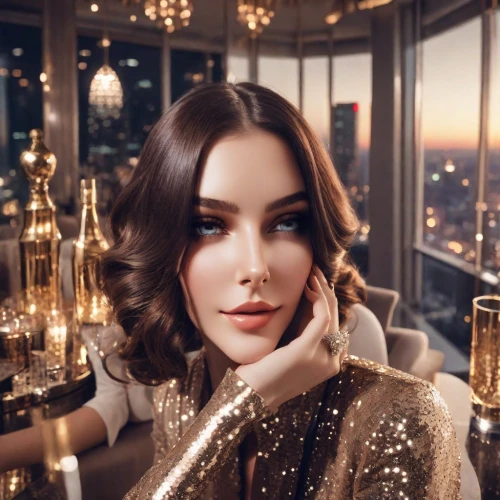 dazzling,elegant,glamorous,glamor,fabulous,elegance,glittering,sparkling,daisy jazz isobel ridley,jeweled,mary-gold,dhabi,sofia,fizzy,dita,vanity fair,vintage makeup,vegas,sparkly,gold glitter,Photography,Natural