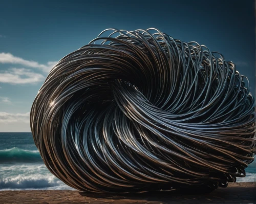wind machine,wind wave,torus,waves circles,kinetic art,helical,japanese waves,slinky,coils,swirly orb,magnetic field,coil,vortex,wind machines,tubular anemone,steel wool,spiral,swirling,steel sculpture,sand waves,Photography,General,Fantasy