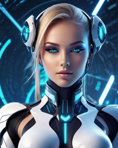 symetra,vector girl,cyborg,cyber,cybernetics,nova,robot icon,ai,echo,cg artwork,sci fiction illustration,electro,headset profile,scifi,bot icon,andromeda,elsa,headset,eve,futuristic,Conceptual Art,Sci-Fi,Sci-Fi 10
