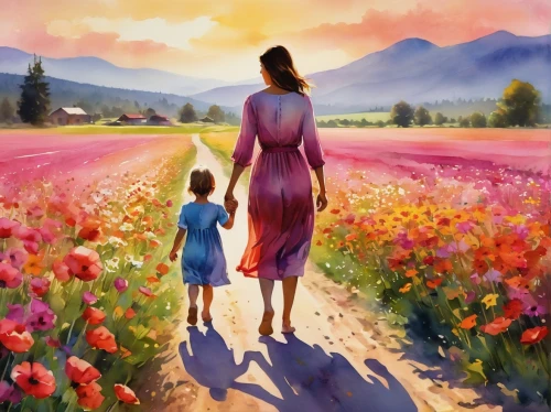 little girl and mother,little girls walking,walk with the children,flower painting,field of flowers,flower field,girl in flowers,happy mother's day,mother and daughter,girl picking flowers,flowers field,mother's day,girl and boy outdoor,mother's,splendor of flowers,blanket of flowers,mom and daughter,picking flowers,blooming field,springtime background,Photography,General,Realistic
