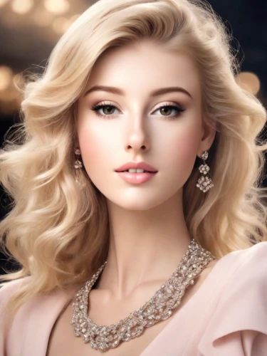 realdoll,bridal jewelry,doll's facial features,female doll,romantic look,pearl necklace,pearl necklaces,fashion doll,blonde woman,bridal accessory,fashion dolls,barbie doll,romantic portrait,diamond jewelry,princess' earring,barbie,women's cosmetics,natural cosmetic,artificial hair integrations,beautiful model