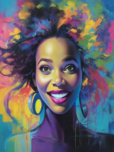 oil painting on canvas,oil on canvas,african woman,painting technique,girl portrait,oil painting,vibrant,woman portrait,a girl's smile,art painting,digital painting,artist portrait,artist,african american woman,painting,face portrait,boho art,ecstatic,custom portrait,digital art