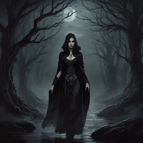 gothic woman,dark gothic mood,gothic portrait,gothic dress,gothic fashion,gothic style,vampire woman,gothic,sorceress,dark angel,the enchantress,goth woman,dark art,vampire lady,queen of the night,lady of the night,the witch,sleepwalker,mystical portrait of a girl,fantasy picture,Conceptual Art,Fantasy,Fantasy 34