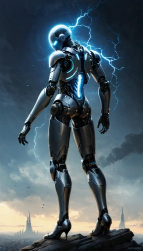 steel man,electro,metal figure,cyborg,ironman,iron man,transformer,iron,iron-man,3d man,god of thunder,sigma,bolt,bot,bolt-004,destroy,thunderbolt,ilightmarine,electrified,cybernetics,Conceptual Art,Fantasy,Fantasy 11