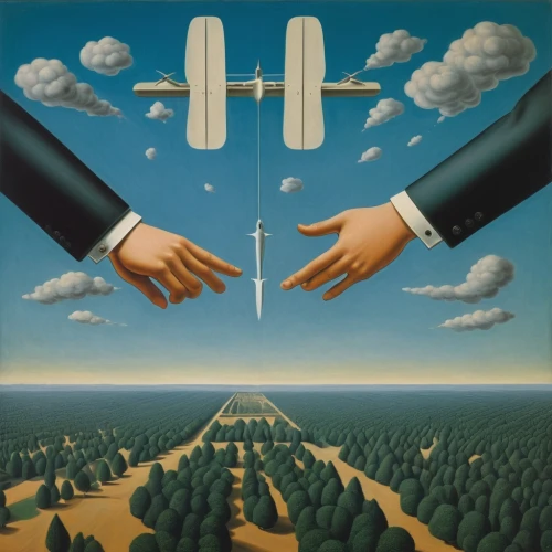 surrealism,zeppelins,parallel worlds,wright brothers,surrealistic,air transportation,temples,parallel world,flying objects,supersonic transport,equilibrium,cd cover,airships,tandem gliders,flying seeds,italian poster,model airplane,dualism,planes,cloud computing,Art,Artistic Painting,Artistic Painting 06