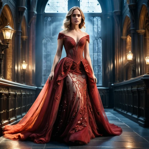 red gown,scarlet witch,lady in red,man in red dress,ball gown,celtic woman,red cape,cinderella,in red dress,queen of hearts,red dress,celtic queen,girl in red dress,clary,gown,queen cage,red coat,the enchantress,fairy queen,evening dress,Photography,General,Sci-Fi