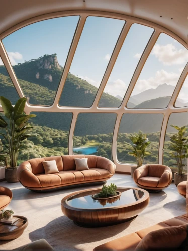 ufo interior,futuristic architecture,futuristic landscape,roof domes,sky space concept,sky apartment,breakfast room,eco hotel,musical dome,penthouse apartment,mid century modern,great room,livingroom,the cabin in the mountains,living room,roof landscape,modern living room,eco-construction,beautiful home,roof terrace,Photography,General,Commercial