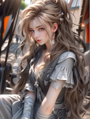 rapunzel,fantasy portrait,jessamine,fairy tale character,gara,elza,sanya,layered hair,elven,celtic queen,long-haired hihuahua,gray color,sultana,gray,braid,balalaika,long hair,alice,nebelung,cinderella