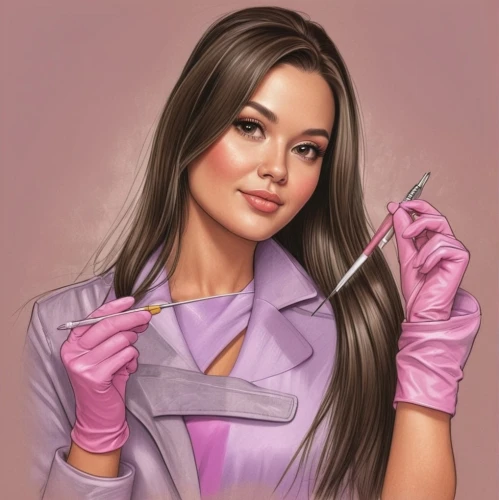 medical illustration,latex gloves,nurse uniform,dental hygienist,female doctor,cosmetic brush,medical sister,nurse,female nurse,cartoon doctor,dermatologist,lady medic,physician,veterinarian,safety glove,pathologist,surgeon,veterinary,medical icon,painting technique,Illustration,Black and White,Black and White 30