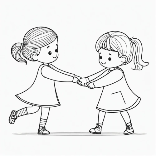 coloring pages kids,coloring pages,coloring page,line art children,handshaking,hold hands,shaking hands,kids illustration,hand shake,little boy and girl,rakshabandhan,sewing pattern girls,handshake,holding hands,shake hands,fist bump,shake hand,cute cartoon image,helping hands,little girls walking,Illustration,Black and White,Black and White 04