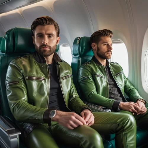men sitting,passengers,clover jackets,green jacket,st patrick's day icons,airpod,air new zealand,passenger,green,green lantern,duo,men's wear,green skin,sustainability icons,heineken1,flixbus,airpods,men's suit,capital cities,jets,Photography,General,Natural