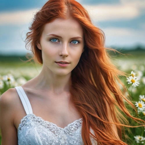 beautiful girl with flowers,redheads,girl in flowers,red-haired,romantic portrait,redhair,red head,celtic woman,portrait photography,redheaded,redhead,young woman,elven flower,orange blossom,natural color,natural cosmetic,wild flower,natural cosmetics,redhead doll,portrait photographers,Photography,General,Realistic