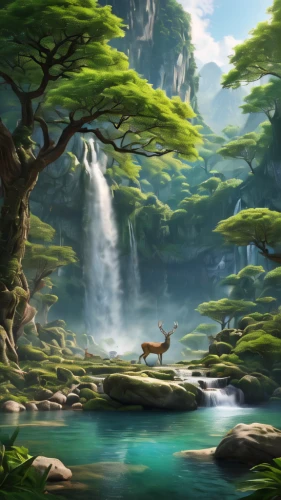cartoon video game background,fantasy landscape,landscape background,forest landscape,forest background,japan landscape,background screen,world digital painting,fantasy picture,the natural scenery,full hd wallpaper,the japanese tree,japanese background,background view nature,natural scenery,backgrounds,forest animals,elven forest,rainforest,ash falls,Photography,General,Natural