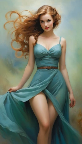 celtic woman,fantasy art,girl in a long dress,fantasy woman,blue enchantress,fantasy picture,fantasy portrait,mystical portrait of a girl,girl in a long,gracefulness,world digital painting,faerie,fairy tale character,femininity,faery,young woman,mermaid background,cinderella,fairy queen,color turquoise,Illustration,Realistic Fantasy,Realistic Fantasy 16