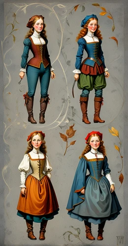 sewing pattern girls,fairytale characters,fairy tale icons,women's clothing,fairy tale character,folk costumes,women clothes,ladies clothes,costume design,costumes,the sea maid,folk costume,retro paper doll,mod ornaments,tea party collection,clergy,dwarves,sterntaler,overskirt,country dress,Conceptual Art,Fantasy,Fantasy 01