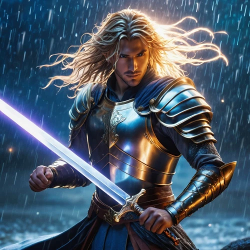 female warrior,cg artwork,thor,god of thunder,monsoon banner,wall,cleanup,paladin,defense,wind warrior,heroic fantasy,libra,swordswoman,norse,the warrior,fantasy warrior,lightning,warrior woman,games of light,strong woman,Photography,General,Realistic