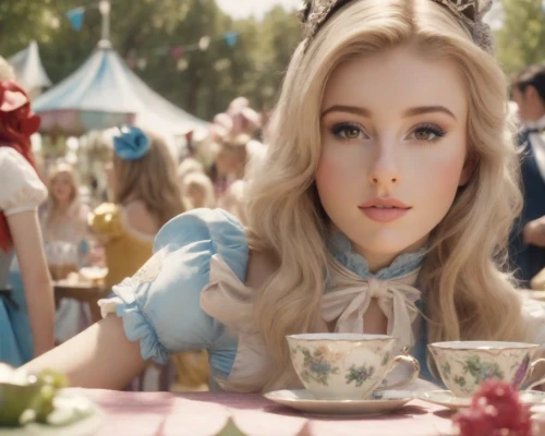 alice in wonderland,queen of puddings,porcelain doll,teacups,teacup,tea,alice,tea party,wonderland,cinderella,porcelain dolls,porcelain,british tea,poppy,vintage china,fairy queen,a princess,tea time,porcelaine,poppy seed