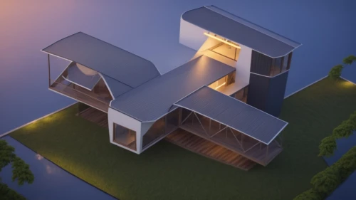 3d rendering,cubic house,cube stilt houses,isometric,inverted cottage,modern house,3d render,render,modern architecture,3d rendered,cube house,house shape,small house,two story house,dunes house,wooden house,3d model,frame house,housetop,residential house,Photography,General,Natural