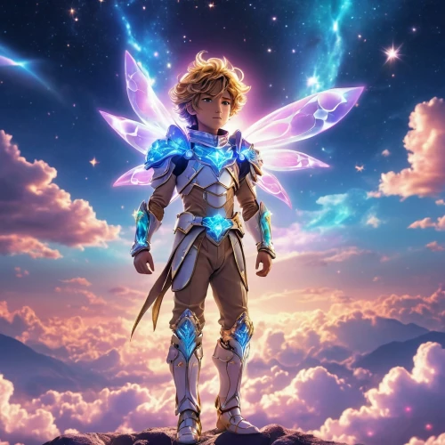 child fairy,sky butterfly,guardian angel,valerian,aurora butterfly,archangel,angel,skyflower,fairy galaxy,cupido (butterfly),fairy,cg artwork,little girl fairy,stone angel,fantasy picture,show off aurora,fantasia,fae,violet evergarden,navi,Photography,General,Realistic