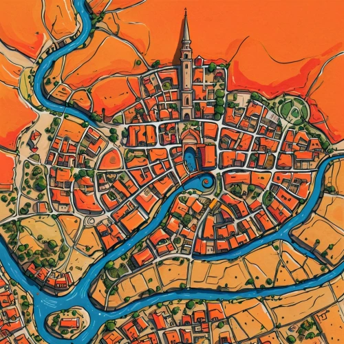 verona,bordeaux,city map,dresden,toledo,regensburg,delft,dubrovnik city,venetian,venezia,heidelberg,terracotta tiles,lyon,venetian lagoon,medina,high rhône valley,l'aquila,lombardy,marseille,cordoba,Conceptual Art,Daily,Daily 02