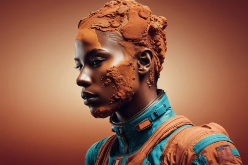 african woman,african american woman,rust-orange,african art,woman sculpture,conceptual photography,voodoo woman,aborigine,black woman,nigeria woman,rusted,woman portrait,head woman,african culture,african,beautiful african american women,wooden mannequin,photo manipulation,mystical portrait of a girl,warrior woman,Photography,Artistic Photography,Artistic Photography 05