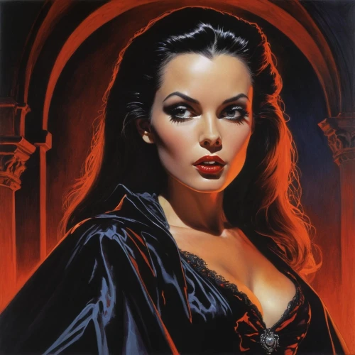 vampira,gothic portrait,vampire woman,vampire lady,dracula,gothic woman,tura satana,femme fatale,vampire,evil woman,dita,sorceress,maraschino,fantasy portrait,widow,hedy lamarr,lady of the night,hedy lamarr-hollywood,lust,gene tierney,Conceptual Art,Fantasy,Fantasy 04