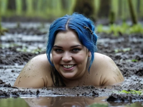mud wrestling,mud,wet girl,wet smartphone,muddy,wet,water nymph,smurf,the blonde in the river,wet lake,mud wall,blue hair,dead vlei,mud village,puddles,mud bogging,three-lobed slime,wading,thermal spring,greta oto