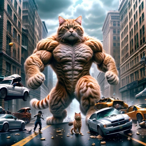 big cat,cartoon cat,cat warrior,wild cat,rex cat,wolverine,tabby cat,muscle man,photoshop manipulation,strongman,street cat,anthropomorphized animals,thundercat,breed cat,tigerle,wildcat,cat image,animal feline,digital compositing,tom cat