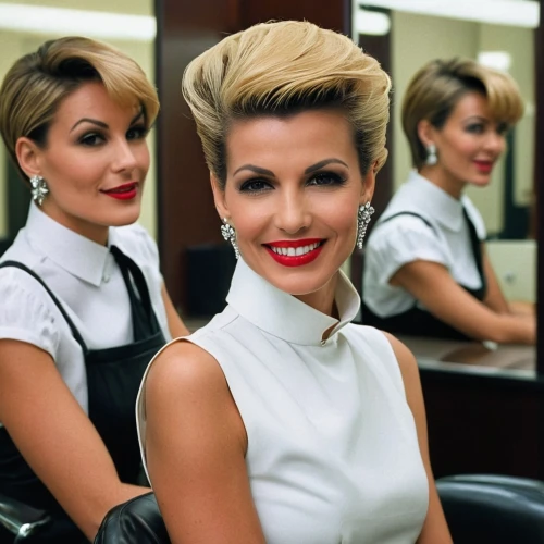 pompadour,50's style,pixie cut,rockabilly style,bouffant,pixie-bob,retro women,gena rolands-hollywood,hairdresser,receptionists,beauty salon,cosmetology,short blond hair,pin up girls,fifties,retro pin up girls,updo,hairdressing,hairstylist,beautician,Photography,General,Realistic