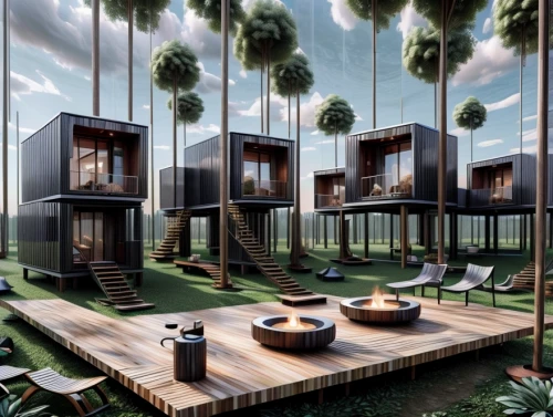cube stilt houses,stilt houses,eco hotel,cube house,cubic house,floating huts,hanging houses,tree house hotel,shipping containers,smart house,sky apartment,inverted cottage,mirror house,landscape design sydney,3d rendering,sky space concept,eco-construction,tree house,garden design sydney,treehouse