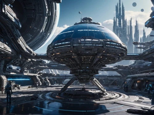 sci fi,scifi,sci-fi,sci - fi,valerian,dreadnought,futuristic landscape,republic,carrack,cg artwork,federation,flagship,empire,futuristic architecture,hub,imperial,victory ship,science fiction,space port,futuristic art museum,Photography,General,Natural