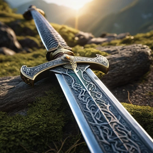 king sword,sword,excalibur,swords,scabbard,blade of grass,accolade,hunting knife,blades of grass,sward,skyrim,sabre,dagger,sword fighting,heroic fantasy,king arthur,witcher,templar,longbow,4k wallpaper,Photography,General,Realistic