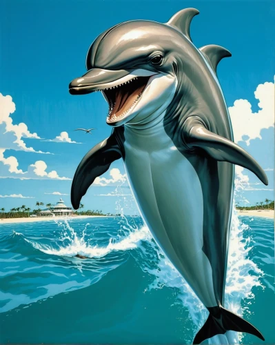 dolphin background,bottlenose dolphins,bottlenose dolphin,oceanic dolphins,dolphins,spinner dolphin,dolphin swimming,common bottlenose dolphin,dolphins in water,dolphin,dolphin show,porpoise,striped dolphin,two dolphins,wholphin,dolphinarium,white-beaked dolphin,delfin,spotted dolphin,bottlenose,Illustration,American Style,American Style 05